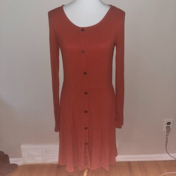 Art Class Kids Orange Dress - Picture 1 of 4